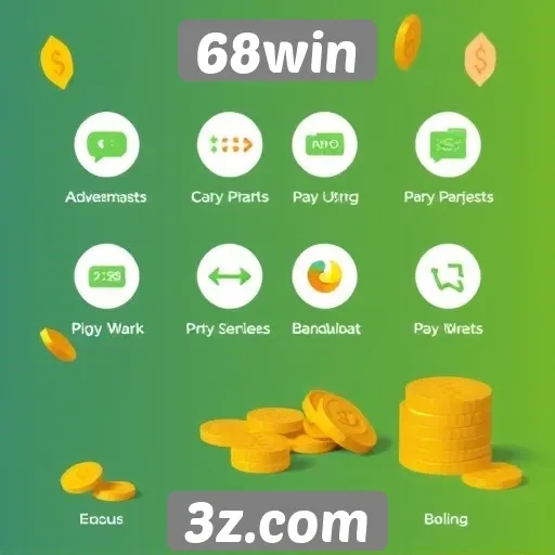 Novos métodos de pagamento no 68win