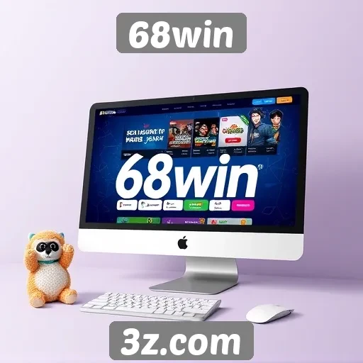 Análise da interface do usuário do site 68win